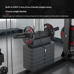 Machine de <span class=keywords><strong>musculation</strong></span> multifonctionnelle en métal pour entraînement croisé, squats, développés couchés, équipement de fitness domestique et commercial, capacité 500 kg - Product Image 5