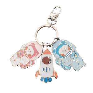 Porte-clés personnalisé en alliage de zinc avec logo de dessin animé, émail souple, gravure, impression par transfert thermique, cadeau promotionnel - Product Image 2