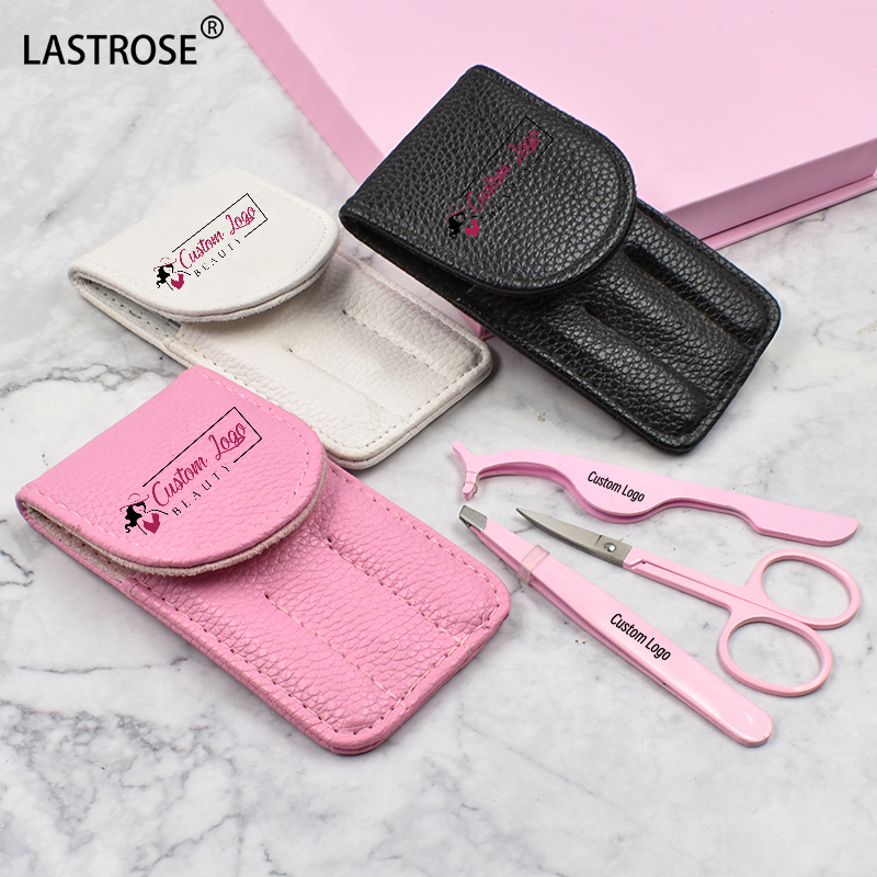 logo Kit Eyelash Tweezer Custom logo