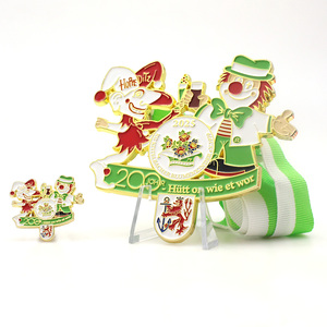 Médailles de carnaval miraculeuses du monde entier en alliage de zinc de Guangdong, personnalisées avec logo en relief, plaquées couleur et émail souple moulé - Product Image 6