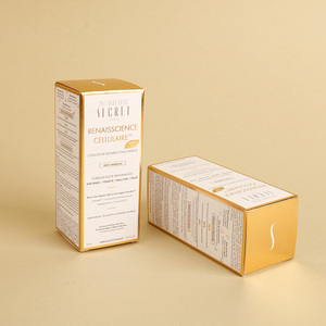 Custom Cosmetic Skin Care Eco-Friendly High-End Rigid <b>Paper</b> Gift Box Flat <b>Pack</b> Recyclable EVA Velvet Lotion Serum Cream Mask - Product Image 2