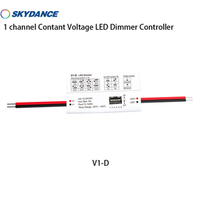 Skydance V1-D 72W/<span class=keywords><strong>144W</strong></span>(12V/24V) 1 kênh <span class=keywords><strong>Mini</strong></span> Điện áp không đổi <span class=keywords><strong>LED</strong></span> dimmer điều khiển cho duy nhất <span class=keywords><strong>LED</strong></span> Strip - Product Image 3