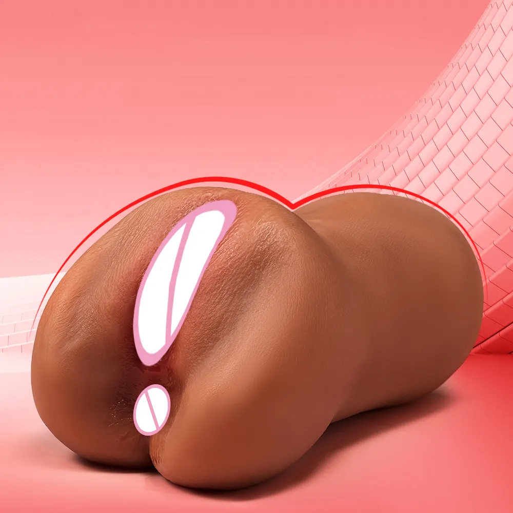 AAV כיס פוסי מציאותי נרתיק פין גלנס מאמן אונן צעצועי מין לגברים