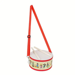 Wholesale Hot Sale Orff <b>Percussion</b> <b>Instrument</b> Wooden Musical Drum Children's Hand Drum - Product Image 2