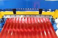 Venta Directa de Fábrica, Lámina de Acero de Color PPGI/PPGL 850, Máquina Formadora de Rollos de Lámina Corrugada para Techos