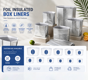 <span class=keywords><strong>Bolsa</strong></span> isotérmica de aluminio con fuelles laterales de plástico para entrega de alimentos en caja - Product Image 4