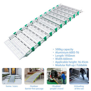 심플리워크 롤업 램프 500kg 폭 660mm 6005-T6 알루미늄 트럭 램프 OEM ISO 9001 인증 - Product Image 2