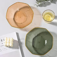 Plateau de rangement en plastique PET pour fruits et légumes, motif végétal, boîte de rangement de bureau pour graines de melon, collations et assiettes - Vente en gros