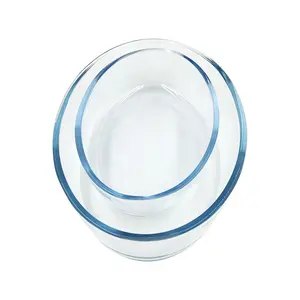 环保矩形玻璃烤盘烤盘微波炉玻璃烤盘