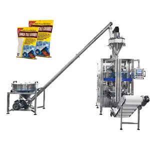 Máquina de enchimento de pó de sílica, máquina automática vertical de 1kg a 5kg para borax, máquina de enchimento de pó de carbonato