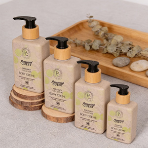 Envase de Bambú Personalizable con Tapa y Serigrafía de Lujo para Marcas de Cuidado de la Piel y el Cabello - Product Image 3
