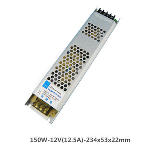 150W Ultra Mince AC/DC 12V 24V Transformateur Alimentation à découpage LED Driver Convertisseur <span class=keywords><strong>de</strong></span> puissance 150W pour LED Strip Lights - Product Image 2