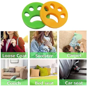 Cat Dog Hair Lint Pet Grooming Products Reusable Clothes Dryer Cleaning Laundry Tools Pet Fur Remover