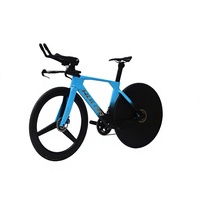 Vélo de course sur route en fibre de carbone 700C, 24 vitesses, groupe sans fil, frein à disque hydraulique, roue en carbone à 3 rayons