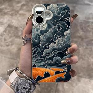 เคสฝาครอบโทรศัพท์มือถือ TPU ลายพิมพ์บนคลาวด์ด้วยไฟฟ้าสำหรับ iPhone 8 XS MAX 11 12 13 14 15 16 17 Air - Product Image 6