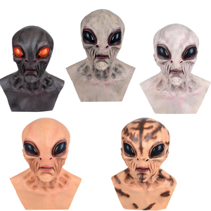 Mascarilla de látex de Alien, máscara de cara completa <span class=keywords><strong>para</strong></span> <span class=keywords><strong>Halloween</strong></span>, fiesta de disfraces - Product Image 6