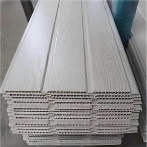 แผ่นพลาสติกพีวีซีตกแต่งกันน้ำกันความชื้นติดตั้งเร็วทนต่อแรงดันพลาสติกฝ้าเพดาน - Product Image 1