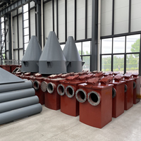 Équipement de ligne de production SOP : Unités de manutention des matières premières, Porte de four de réaction pour sulfate de potassium, Poussoir de refroidissement