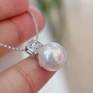 Collar de Perlas Naturales Color Champán Dorado de 4-5 mm, Estilo Lujoso y Versátil, Nuevo Producto para Agentes de Moda - Product Image 3