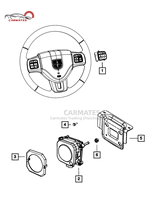 CARMATES pour Dodge Durango Jeep Grand Cherokee 11-13 capteur de Module de contrôle de vitesse adaptatif 68137576AC