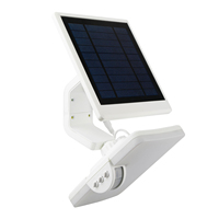 Lampe murale solaire extérieure 1500lm avec capteur LED PC Body PIR pour jardin certifié ROHS