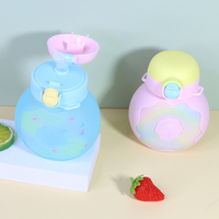 Tomatodos 2025 380ml Kinder-Silikon-Wasserflasche mit Strohhalm BPA-frei Umweltfreundliches Cartoon-Design für Schule und Outdoor-Aktivitäten