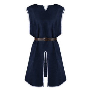 Robe ample à col rond pour homme, tunique médiévale, <span class=keywords><strong>costume</strong></span> médiéval pour homme, chemises vintage pour adultes - Product Image 6