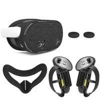Nouvelle arrivée, étui de protection personnalisé pour console VR, 4 ensembles pour Meta pour les accessoires de jeu 3S