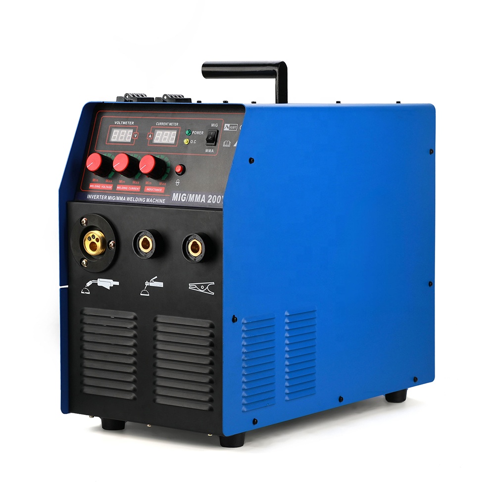 Сварочный аппарат OEM MIG200Y 8KVA 200A, сварочный аппарат mma tig mig 220 В для ремонтной мастерской техники