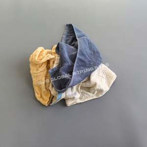 Trapos de limpieza de algodón 100% de grado A, de color, para uso industrial marino, reciclados. - Product Image 1