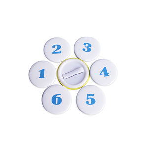 Pin de Solapa Personalizado con Logotipo, Base de Plástico, Seguro para Niños, 25 mm, Precio al por Mayor - Product Image 2