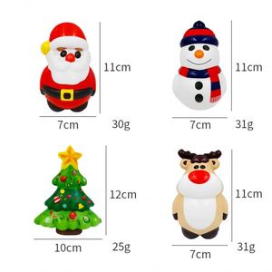 Cute Santa Claus Soft Toy Cartoon Shape Small Slow Rising PU Foam <b>Squeeze</b> Stress <b>Ball</b> for Christmas - Product Image 5