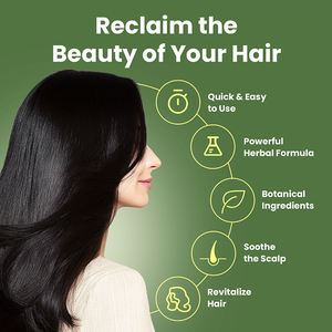 MOKERU Shampoo Colorante per Capelli alle Erbe Senza PPD, Tinta Nera Permanente Rapida in 5 Minuti con Olio di Argan, Copertura Capelli Grigi, 500ml - Product Image 5