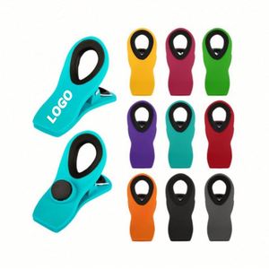 Clips magnétiques puissants pour réfrigérateur, bureau et école - Clips en plastique colorés pour notes, photos et papiers - Product Image 1