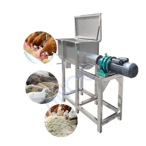 China 100 Kg Granule Mixer Premix Cement Cattle Animal Feed Mill and Mini Horizontal Feed Mixer for Sale
