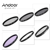 Andoer Kit de filtre de photographie UV + CPL + FLD + ND 67mm Filtre fluorescent à densité neutre à polarisation circulaire ultraviolette pour reflex numériques