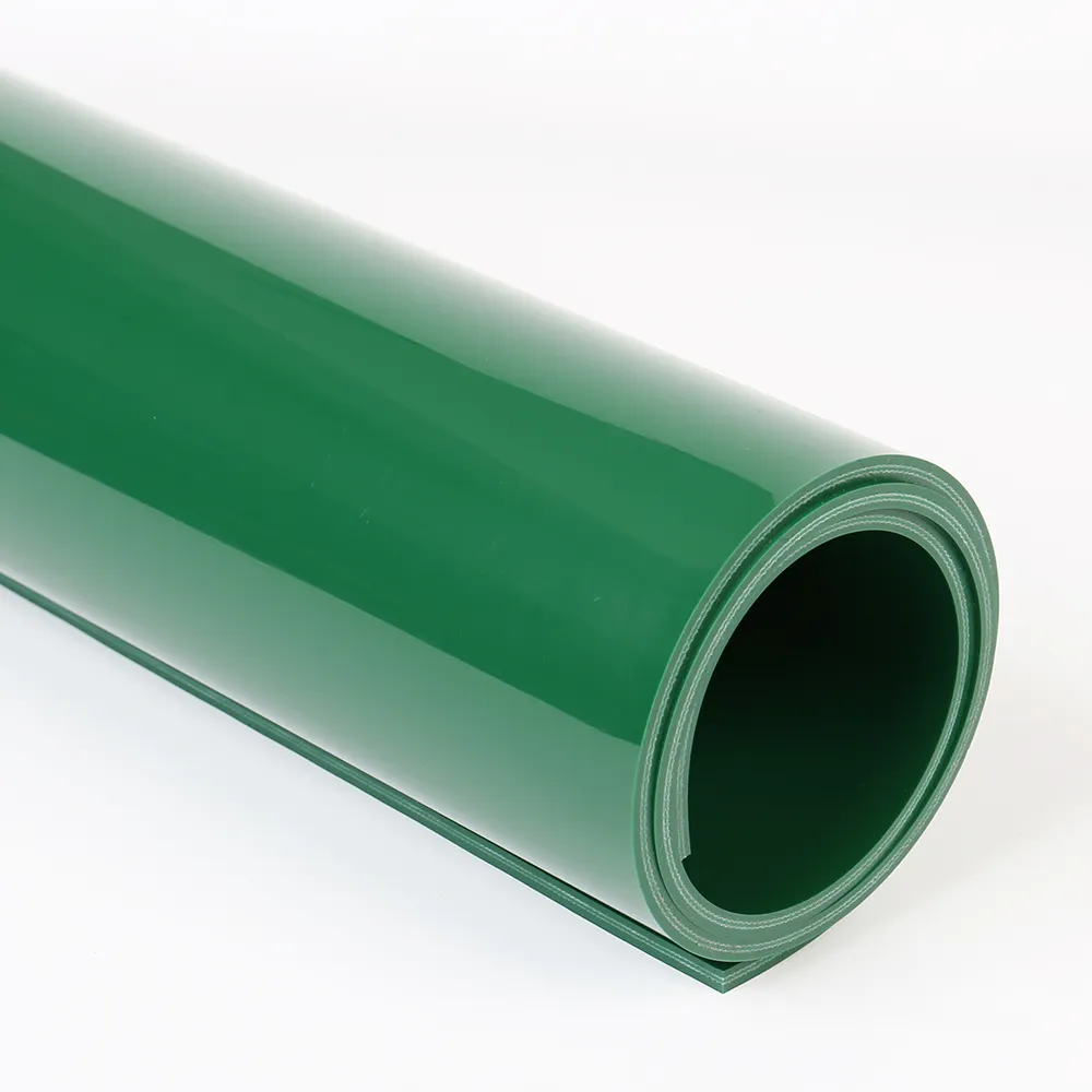 Dây chuyền thiết bị xử lý vật liệu công nghiệp phụ kiện dễ dàng để làm sạch cuộn băng tải PVC hai mặt