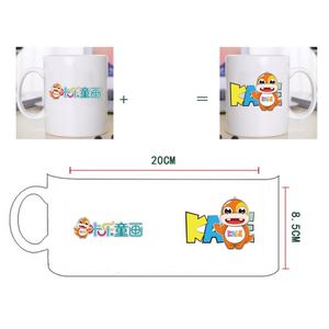 Mug en céramique blanc DIY, motif photo personnalisé, fonction de changement de couleur, design créatif, origine Chine, image et logo personnalisés disponibles - Product Image 2
