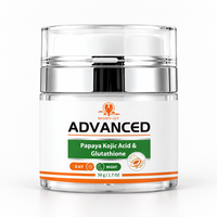 Crème Visage Hydratante et Nourrissante au Glutathion et à l'Acide Kojique de Papaye, Lissante, Jour et Nuit, pour Femmes (Vente en Gros)