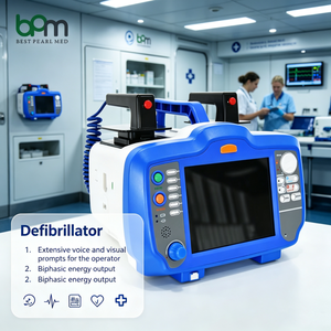Défibrillateur portable Defixpress homologué CE, moniteur biphasique 360J et DAE avec imprimante intégrée, tout pour choc CC standard - Product Image 5