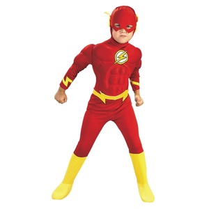 Disfraz de Cosplay XJ Flash Echo de Navidad para Niños, Traje de Héroe de Anime de Moda para Carnaval, Mono de Poliéster - Product Image 1