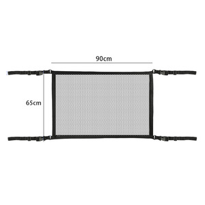 Filet de rangement pour toit de voiture Baimo 60L en polyester, organisateur suspendu pour économiser de l'espace à l'intérieur du véhicule - Product Image 5