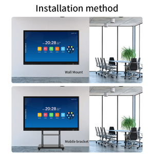 4K UHD thông minh kỹ thuật số bảng 55 65 inch màn hình cảm ứng bảng tương tác di chuyển đứng bảng thông minh cho lớp học và hội nghị - Product Image 3