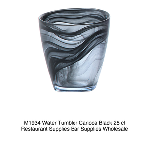 Carioca Black <b>Water</b> Tumbler 25 cl H 9.5 cm Ø 8.8 cm M1934 - Product Image 2