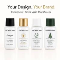 Articles de toilette jetables pour hôtels et voyages, 30 ml, en PET : shampoing, après-shampoing, gel douche, lait corporel, pour Airbnb, locations de vacances, fabricant OEM