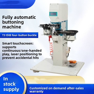 Máquina automática inteligente de grapado en forma de corazón al por mayor de fábrica, cuatro grapadoras grandes blancas para botones. - Product Image 2