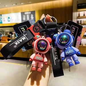 <b>Cute</b> Astronaut <b>Bear</b> Keychain Rabbit Couple Car Keychain Bag Pendant Accessory Mobile Phone Strap Gift - Product Image 3