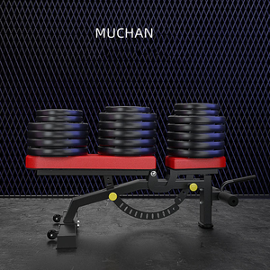 ZJFIT équipement de gymnastique Fitness multifonctionnel haltères chaise inclinable réglable épaule banc presse - Product Image 4