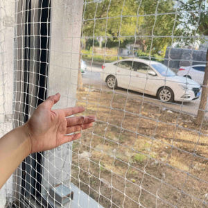 Recintos DE SEGURIDAD PARA GATOS reforzados con alambre de acero Red de protección para gatos Vallas de red para balcón - Product Image 2