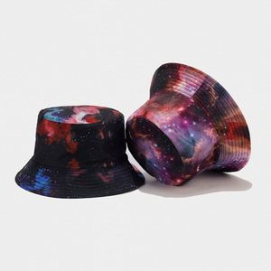 Chapeau de soleil à visière motif ciel étoilé tendance Europe-Amérique pour femme, chapeau bob personnalisé pour homme, idéal pour l'été et les voyages en extérieur, protection solaire - Product Image 3